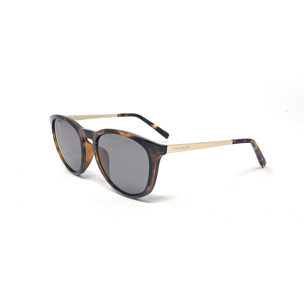 Serengeti Brawley SS556001 Polarized Sunglasses Shiny Classic Tortoise 54mm